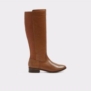 Aldo Leather Neara Boot in Cognac (NWOT)